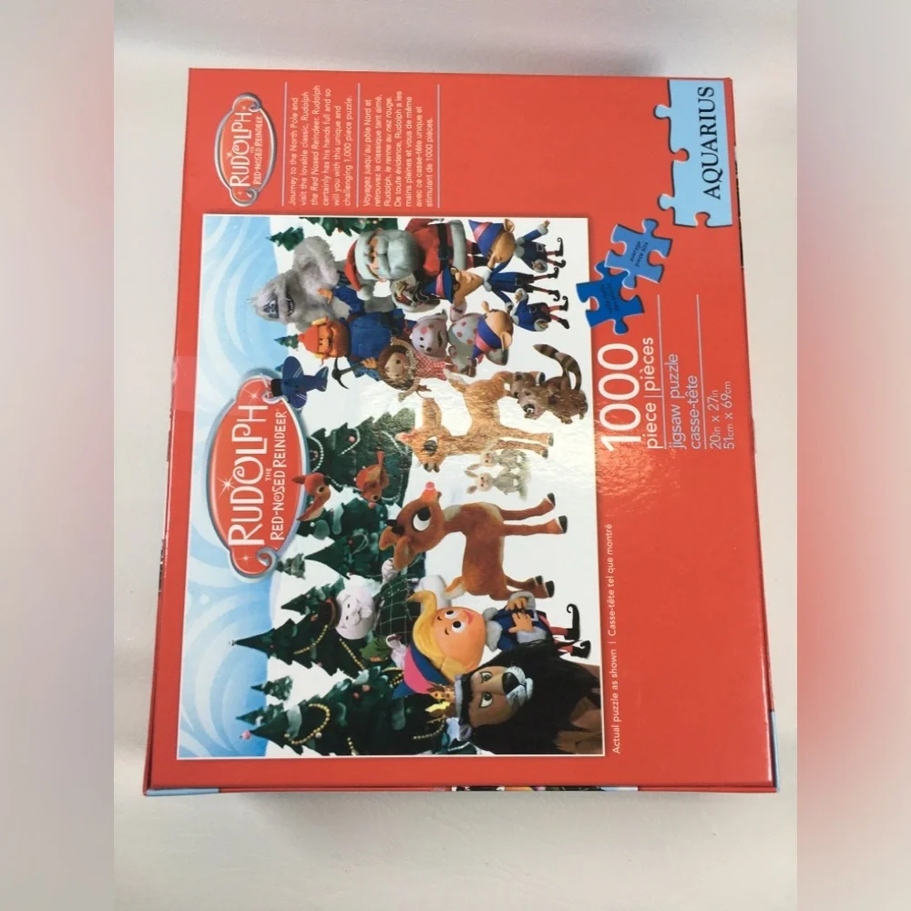 Rudolph the Red-Nosed Reindeer 1000-Piece Puzzle - Classic Holiday Scene